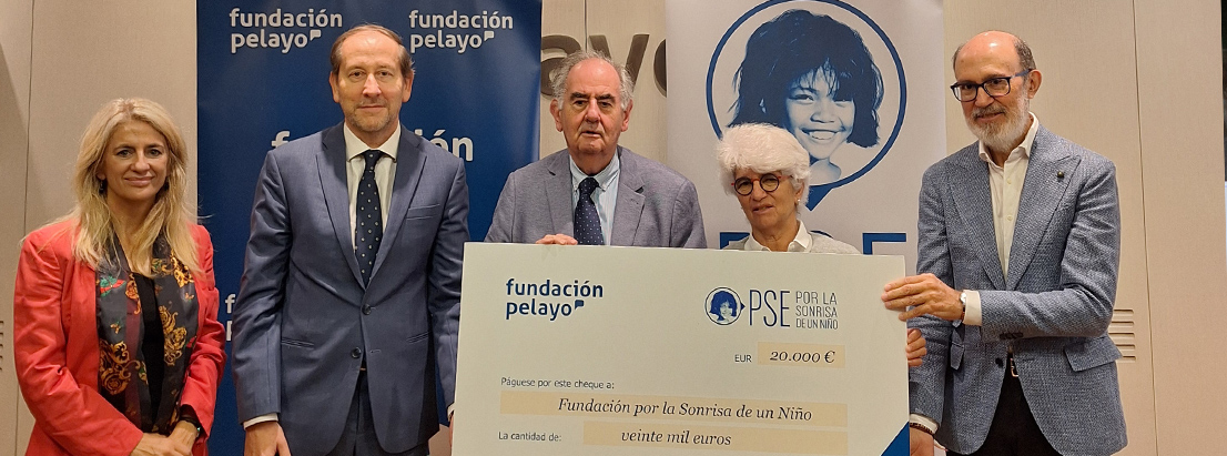 Pelayo y la ONG PSE Por la Sonrisa de un Niño